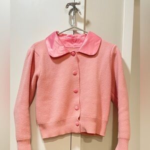 Collared Cardigan - Pink ｜ Size S